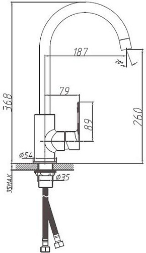 Смеситель Haiba HB71505