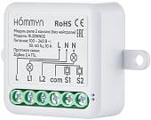 Реле Hommyn zigbee 2 канала RLZBNN02 (без нейтрали)