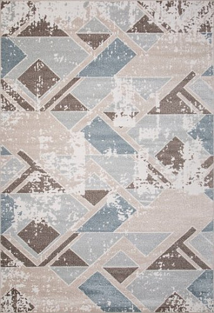 Ковер для жилой комнаты Merinos Naturel D979-STAN-BEIGE-BLUE (1.5х2.3)