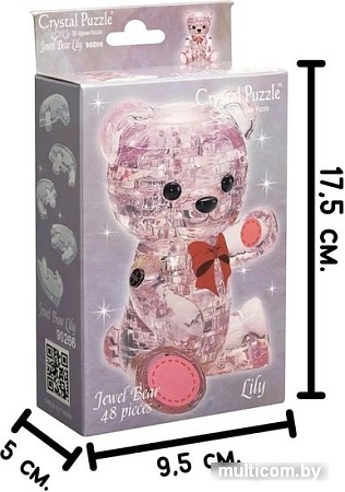 3Д-пазл Crystal Puzzle Хрустальный мишка 90266