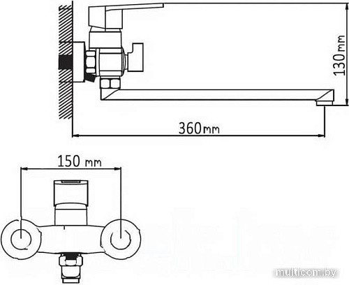 Смеситель Wisent WP2230