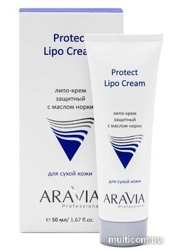 Aravia Крем Professional Protect Lipo Cream защитн с маслом норки 50 мл