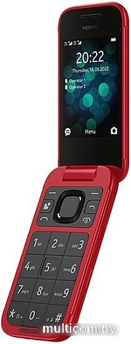 Кнопочный телефон Nokia 2660 (2022) TA-1469 Dual SIM (красный)