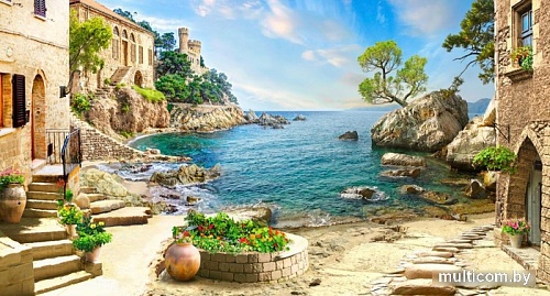 Фотообои ФабрикаФресок Фреска Солнечная гавань 685270 (500x270)