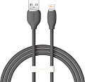 Кабель Baseus Jelly Liquid Silica Gel USB Type-A - Lightning (2 м, черный)