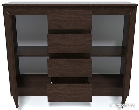 Тумба Евва Турин ТР-2D4S/V (венге)