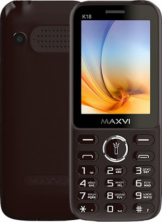 Мобильный телефон Maxvi K18 (коричневый)