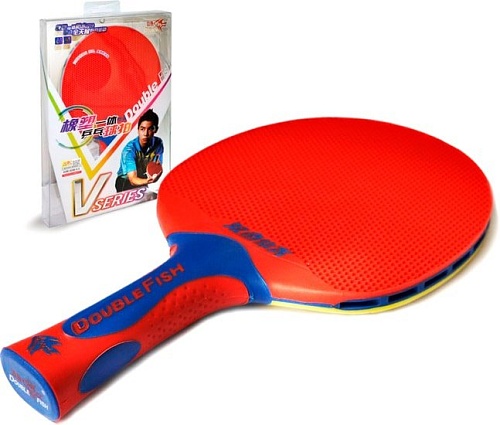 Ракетка для настольного тенниса Double Fish V3 (красный)