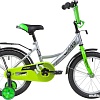 Детский велосипед Novatrack Vector 16 2020 163VECTOR.SL20 (серебристый/салатовый)