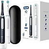 Комплект зубных щеток Oral-B iO Series 4 Duo (черный/белый)