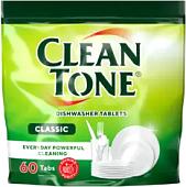 Таблетки для посудомоечной машины Clean Tone 60 шт