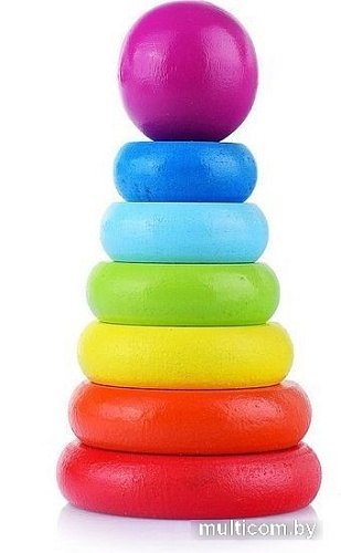 Развивающая игрушка Alatoys Пирамидка П06