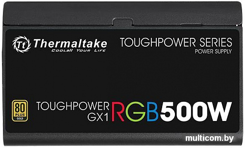 Блок питания Thermaltake Toughpower GX1 RGB 500W Gold TP-500AH2NKG