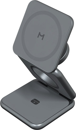 Беспроводное зарядное Magssory Fold Pro 3 в 1 WCH063 (темно-серый)