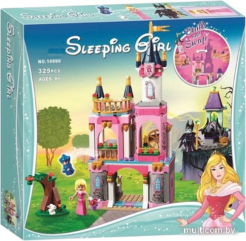 Конструктор Bela Sleeping Girl 10890 Сказочный замок Спящей Красавицы