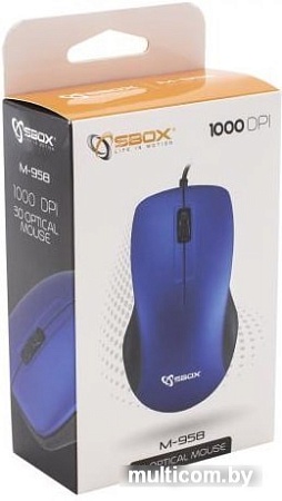 Мышь SBOX M-958 (синий)