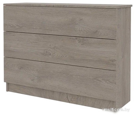 Комод Горизонт Нео 1050 3 ящика (дуб эндгрейн)