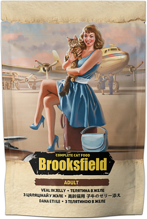 Пресервы Brooksfield Cat Veal телятина в желе 85 г