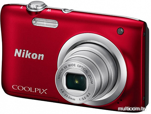 Фотоаппарат Nikon Coolpix A100 (красный)