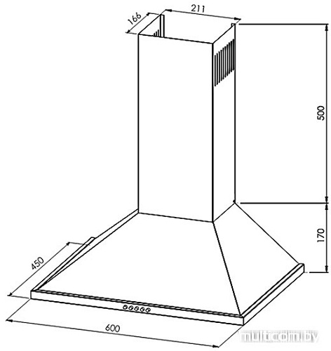 Кухонная вытяжка Zigmund & Shtain K 127.61 B