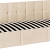 Кровать Bon Mebel Оттава с ПМ 90x200 (бежевый)