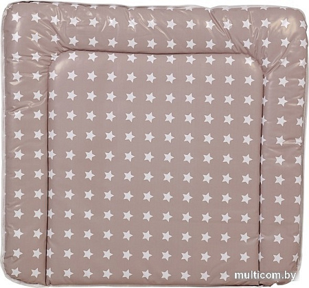 Матрас для пеленания Polini Kids Звезды 77x72 0002299-26 (макиато/белый)