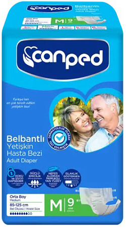 Подгузники для взрослых Canped Aio (M, 9 шт)