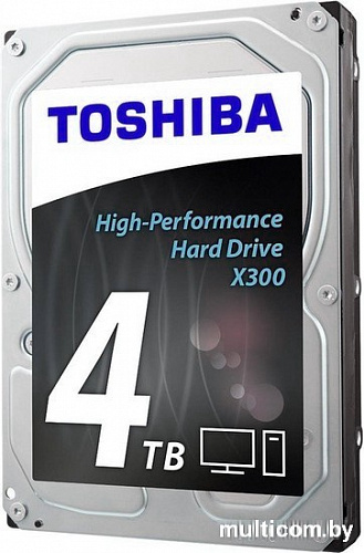 Жесткий диск Toshiba X300 4TB [HDWE140EZSTA]