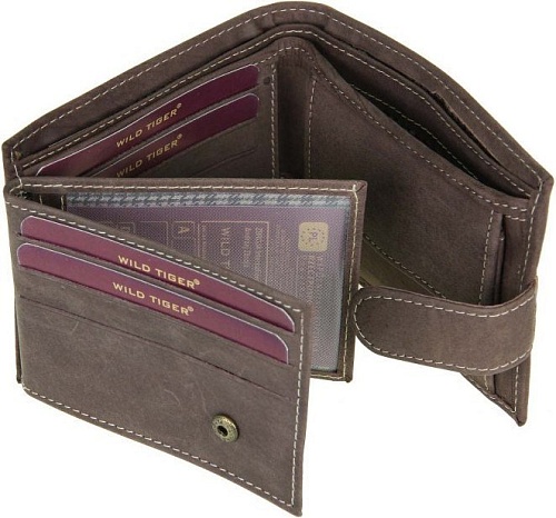 Портмоне Wild Tiger AM-28-035 (темно-коричневый)