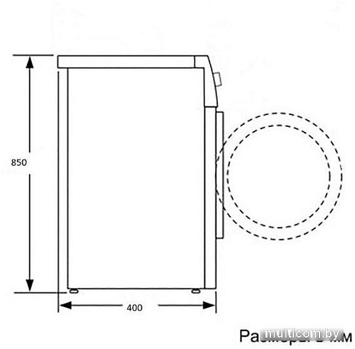 Стиральная машина Renova WAF-7012ISM3