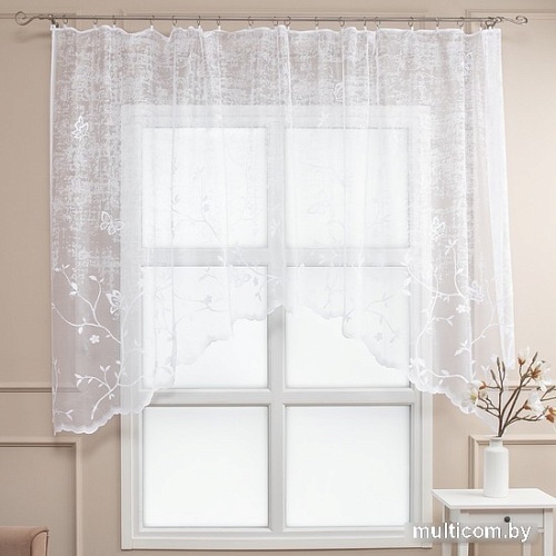 Тюль Amore Mio Арка M жаккардовый 3060 3x1.7 м 73707 (белый)