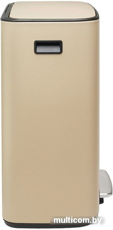 Brabantia Bo Pedal Bin 60 л (минерально-золотой)