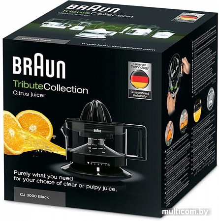 Соковыжималка Braun Tribute CJ 3000 (черный)