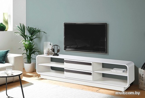 Тумба Олмеко А-10 (белый/венге)