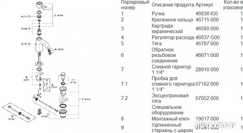 Смеситель Grohe Grandera 23303000