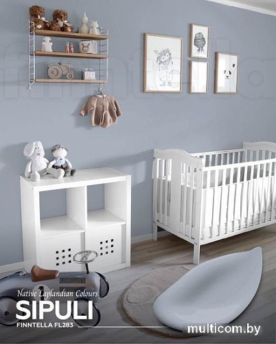 Краска Finntella Foxy Lapselli Matte Sipuli F-50-1-1-FL283 0.9 л (серый)
