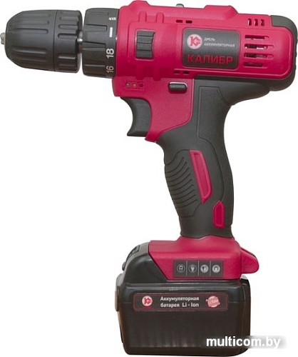 Дрель-шуруповерт Калибр ДА-20 (с 2-мя АКБ, кейс)