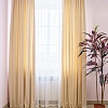 Комплект штор Decoretto Нубук светлый крем НСК-K2 3.75x2.5 м (кремовый, 2 шт)