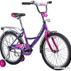 Детский велосипед Novatrack Vector 20 (фиолетовый/розовый, 2019)