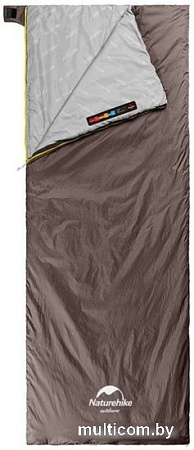 Спальный мешок Naturehike LW180 NH21MSD09 (серый/коричневый)