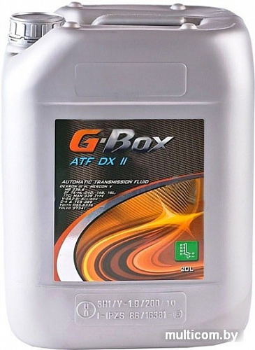 Трансмиссионное масло G-Energy G-Box ATF DX II 20л