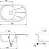 Кухонная мойка Aquasanita Clarus SR101AW (cerrus 120)