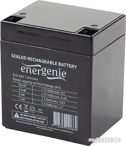 Аккумулятор для ИБП Gembird BAT-12V4.5AH