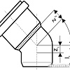 Ostendorf отвод KGB 110x15°