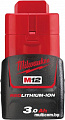 Аккумулятор Milwaukee M12B3 (12В/3 Ah)