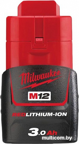 Аккумулятор Milwaukee M12B3 (12В/3 Ah)