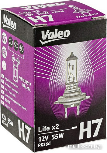 Галогенная лампа Valeo H7 032517 1шт