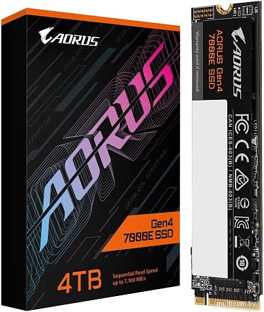 SSD Gigabyte Aorus Gen4 7000E 4TB AG470E4TB