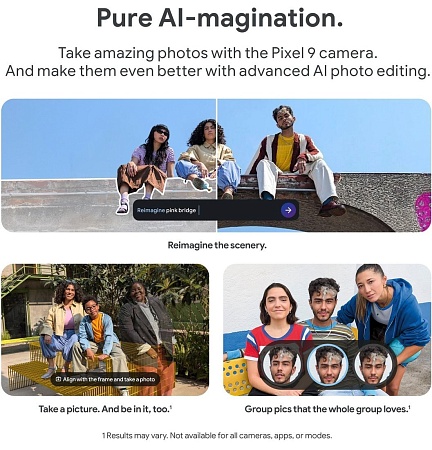 Телефон Google Pixel 9 12GB/128GB (фарфор)