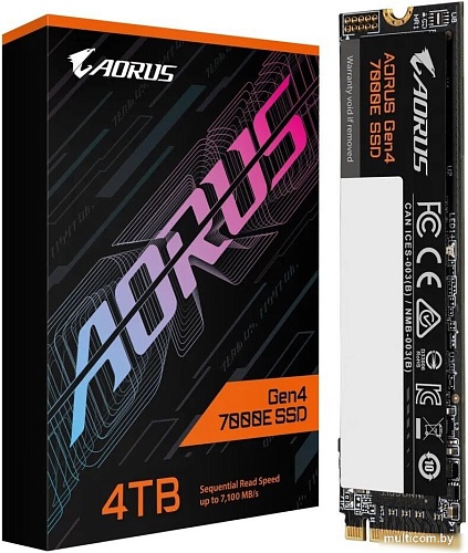 SSD Gigabyte Aorus Gen4 7000E 4TB AG470E4TB
